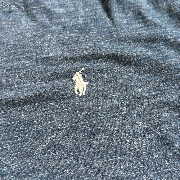 Polo Ralph Lauren Navy Classic Fit Men's Tee Size Medium EUC - Picture 2 of 5